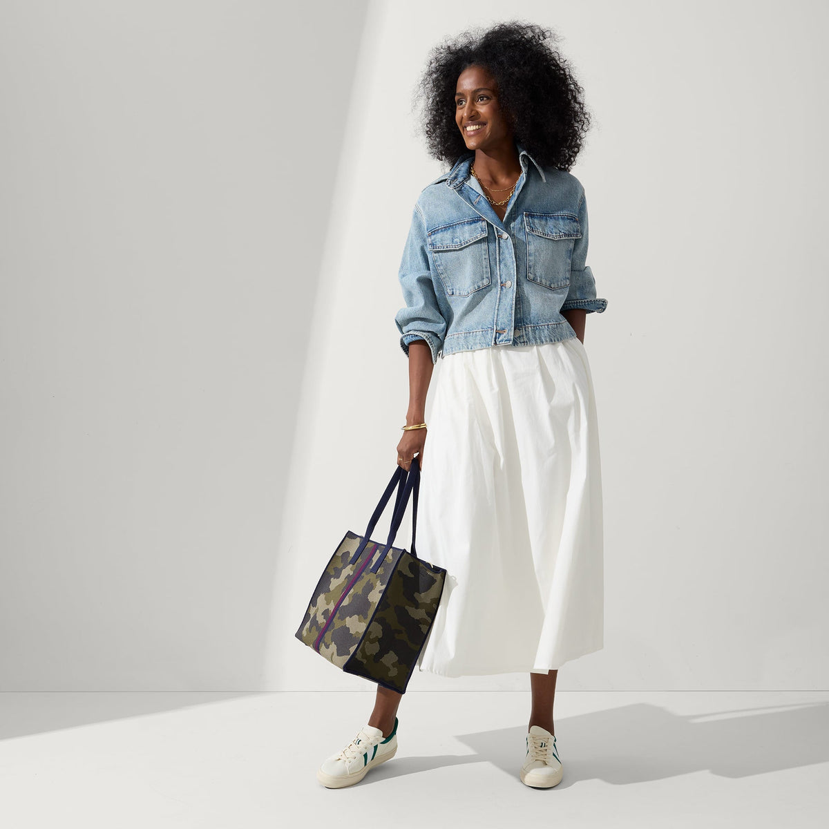 Rothy's The Classic Tote in Spruce Camo