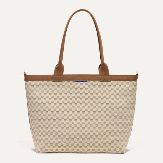Rothy's The Lightweight Zipper Tote in Vanilla Wafer