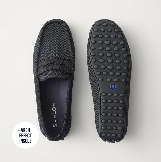 Rothy's The Men's Daily Driver in Carbon Herringbone
