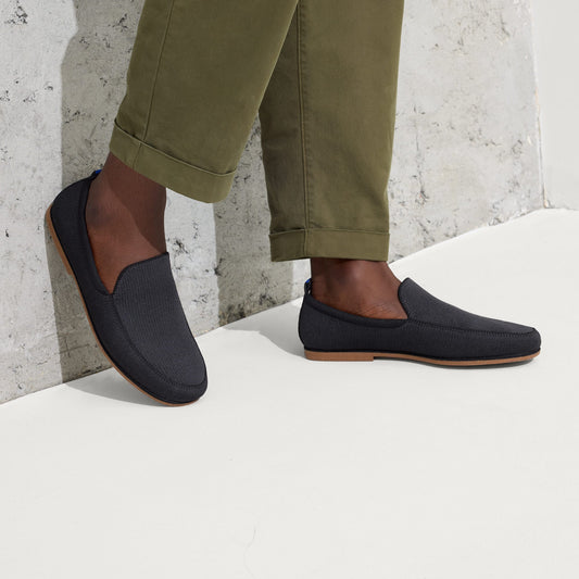 Rothy's The Ravello Loafer in Stone Black