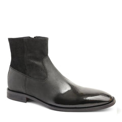 Bruno Magli Boots | Men Armando Patent Ombre Suede Zip Boot - Black