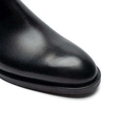 Bruno Magli Boots | Men Calvin Side Zip Leather Boot-Black