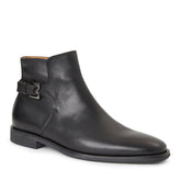 Bruno Magli Boots | Men Rubino Leather Side Zip Boot- Black