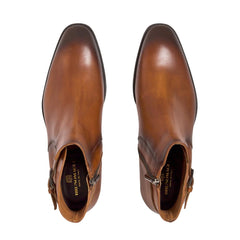 Bruno Magli Dress Shoes | Men Angiolini Leather Dress Boot - Cognac
