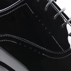 Bruno Magli Dress Shoes | Men Arno Sera Plain-Toe Balmoral Oxford - Black Patent