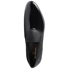 Bruno Magli Dress Shoes | Men Monet A-Line Patent Suede Smoking Slipper - Black
