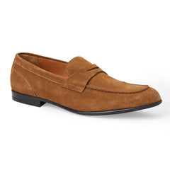 Bruno Magli Dress Shoes | Men Silas Suede Loafer - Cognac