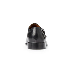 Bruno Magli Dress Shoes | Men Solero Classic Leather Single Monk Strap-Black