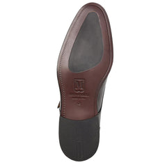 Bruno Magli Dress Shoes | Men Solero Classic Leather Single Monk Strap-Black