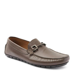 Bruno Magli Dress Shoes | Men Xander Leather Driving Moccasin - Brown