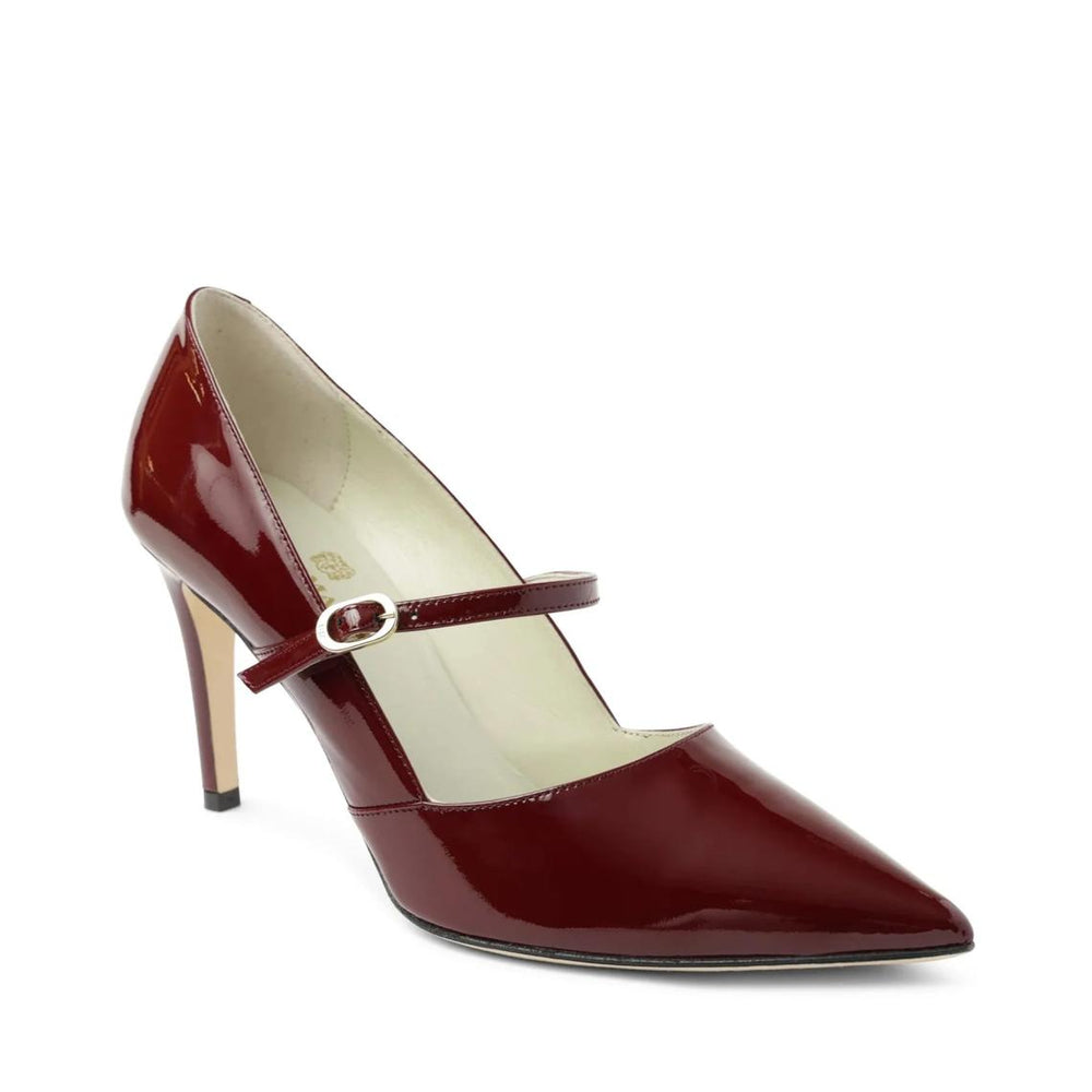 Bruno Magli Evening | Women Gemma Mary-Jane Leather Pump - Bordeaux Patent