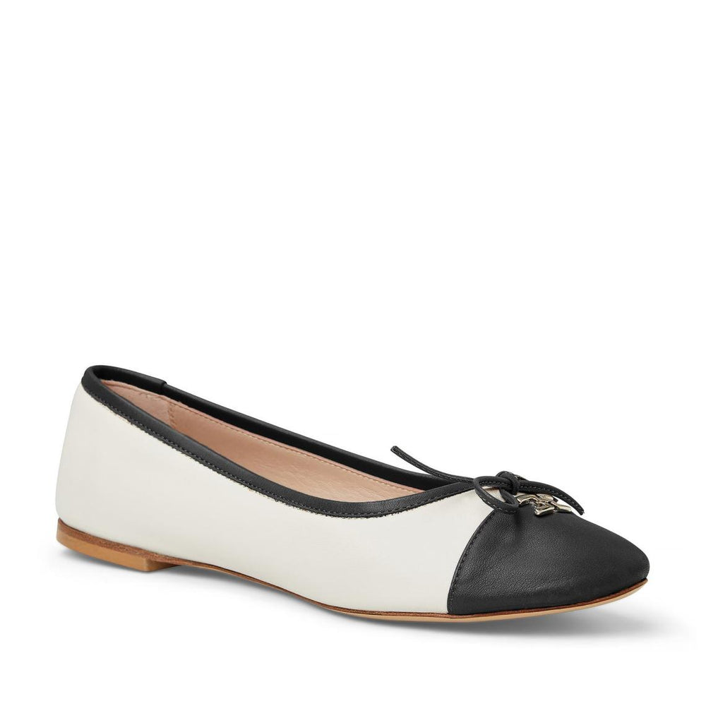 Bruno Magli Flats & Loafers | Women DONATELLA Ballet Flat BLACK/CREAM