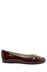 Bruno Magli Flats & Loafers | Women Mimi Signature Leather Ballet Flat - Bordeaux Patent
