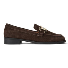 Bruno Magli Flats & Loafers | Women Natalie Square Toe Loafer-Brown Suede
