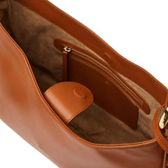 Bruno Magli Handbags | Women Cora Hobo Handbag Cognac Nappa Leather