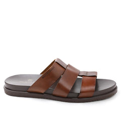Bruno Magli Loafers & Slip-ons | Men Empoli Leather Slide Sandal - Dark Brown