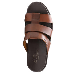 Bruno Magli Loafers & Slip-ons | Men Empoli Leather Slide Sandal - Dark Brown