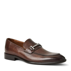 Bruno Magli Loafers & Slip-ons | Men Sante Double Gore Classic Bit Leather Loafer-brown