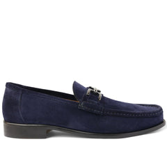 Bruno Magli Loafers & Slip-ons | Men Trieste Classic Leather Moccasin - Navy Suede