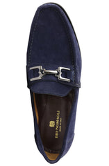 Bruno Magli Loafers & Slip-ons | Men Trieste Classic Leather Moccasin - Navy Suede