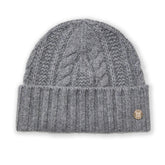 Bruno Magli Men's Cold Weather | Men/Women CABLE CUFFED HAT Grey