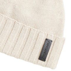 Bruno Magli Men's Cold Weather | Men/Women Cashmere Rib Cuff Hat - Oat