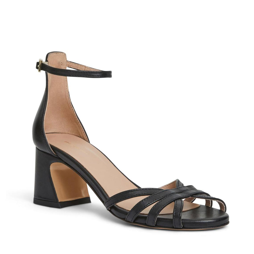 Bruno Magli Sandals & Slides | Women FELICITY Strapped Sandal Low Heel BLACK