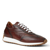 Bruno Magli Sneakers | Men Duccio Mid Leather Jogger Sneaker-Rust