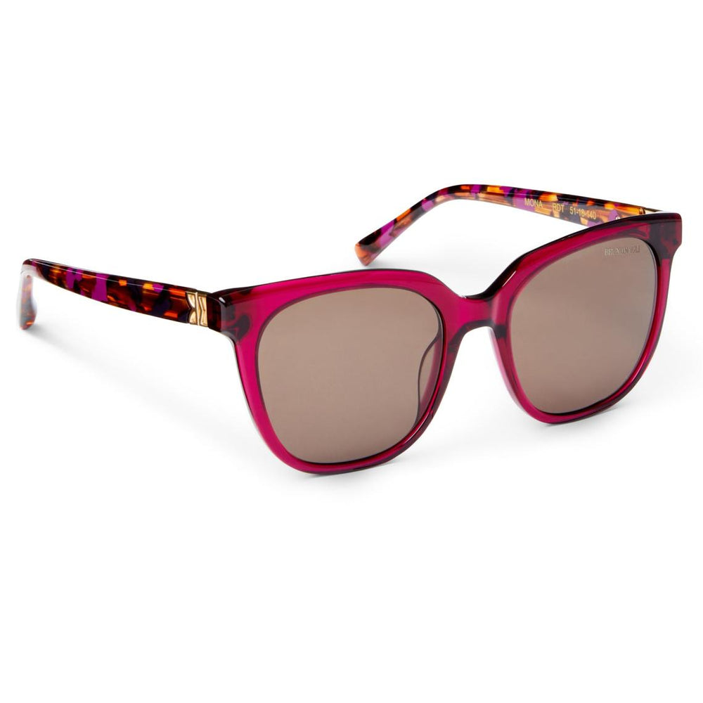 Bruno Magli Sunglasses | Women Monas Limited Edition Oversized Sunglasses Red