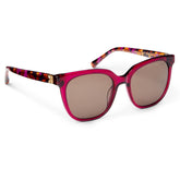 Bruno Magli Sunglasses | Women Monas Limited Edition Oversized Sunglasses Red