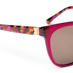 Bruno Magli Sunglasses | Women Monas Limited Edition Oversized Sunglasses Red