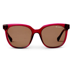 Bruno Magli Sunglasses | Women Monas Limited Edition Oversized Sunglasses Red