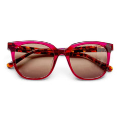 Bruno Magli Sunglasses | Women Monas Limited Edition Oversized Sunglasses Red