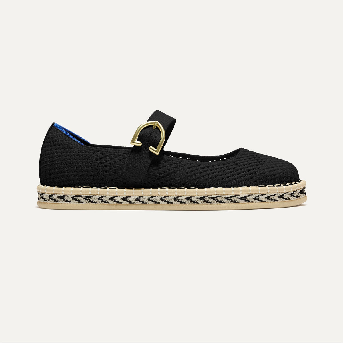 Rothy's The Espadrille Mary Jane in Black