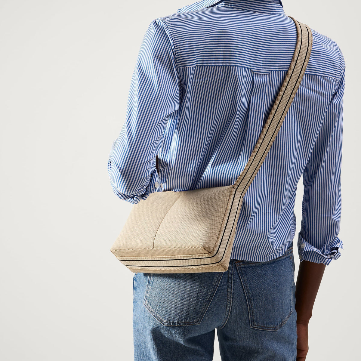 Rothy's The Casual Crossbody in Parchment