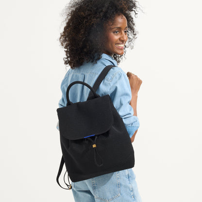 Rothy's The Cinch Backpack in Black