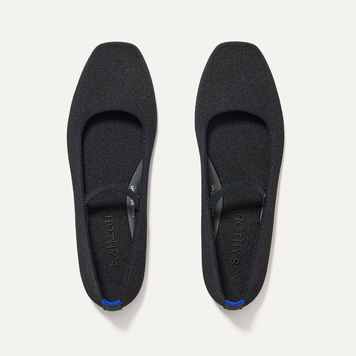 Rothy's The Max Square Mary Jane in Black