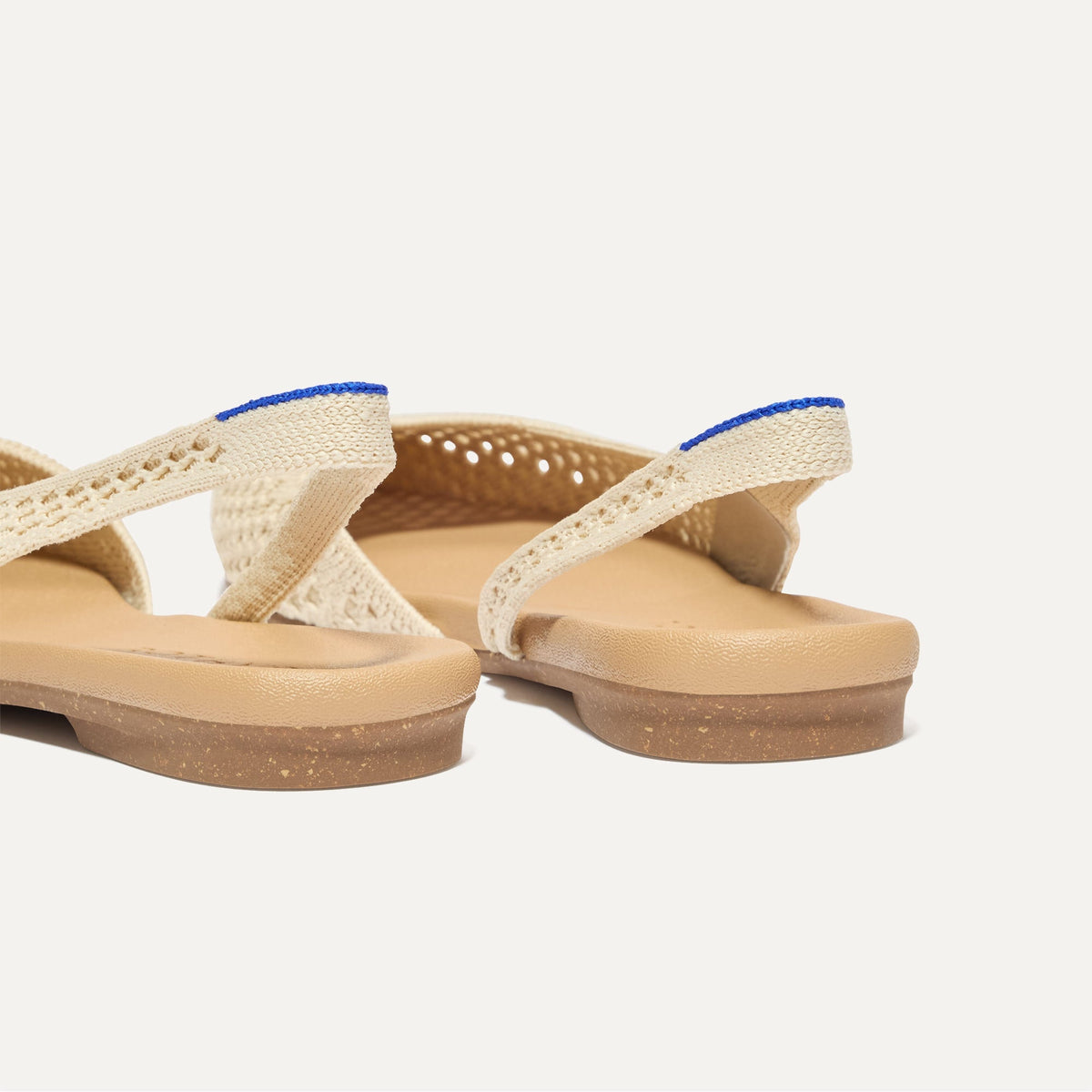 Rothy's The Almond Slingback in Off White Mesh