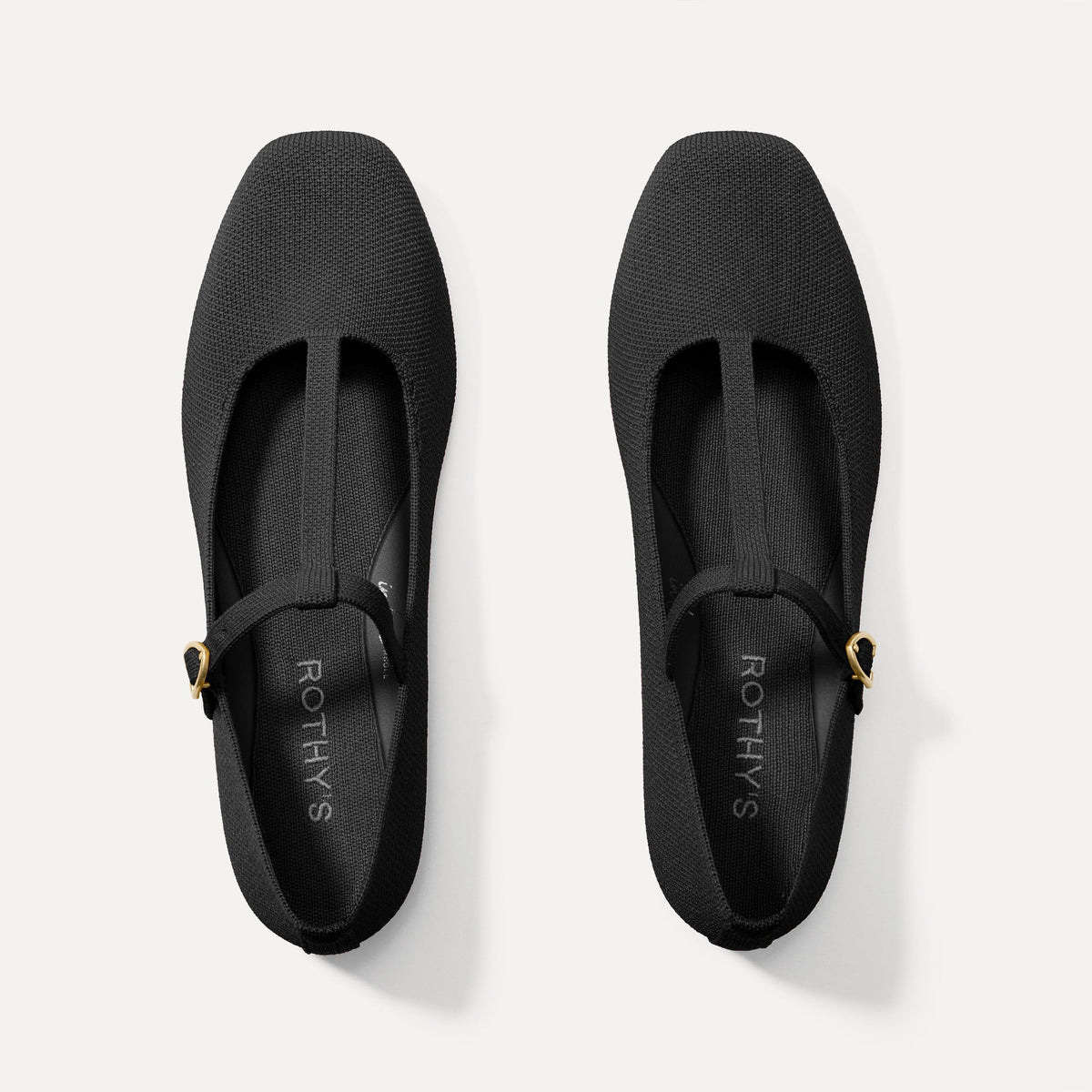 Rothy's The T-Strap Mary Jane in Black