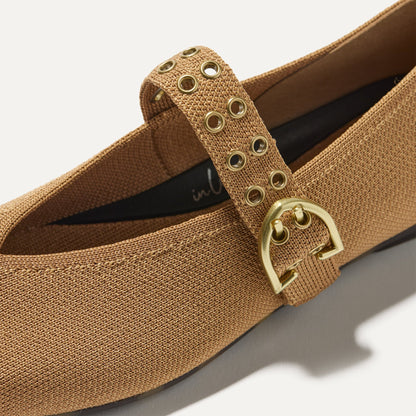 Rothy's The Max Buckle Mary Jane in Java Chip