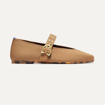 Rothy's The Max Buckle Mary Jane in Java Chip