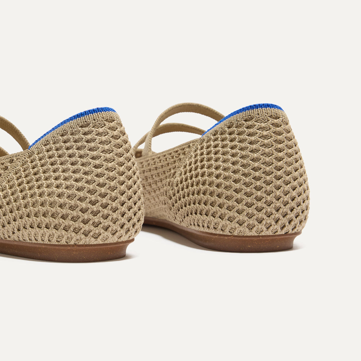 Rothy's The Double Buckle Mary Jane in Dune Mesh