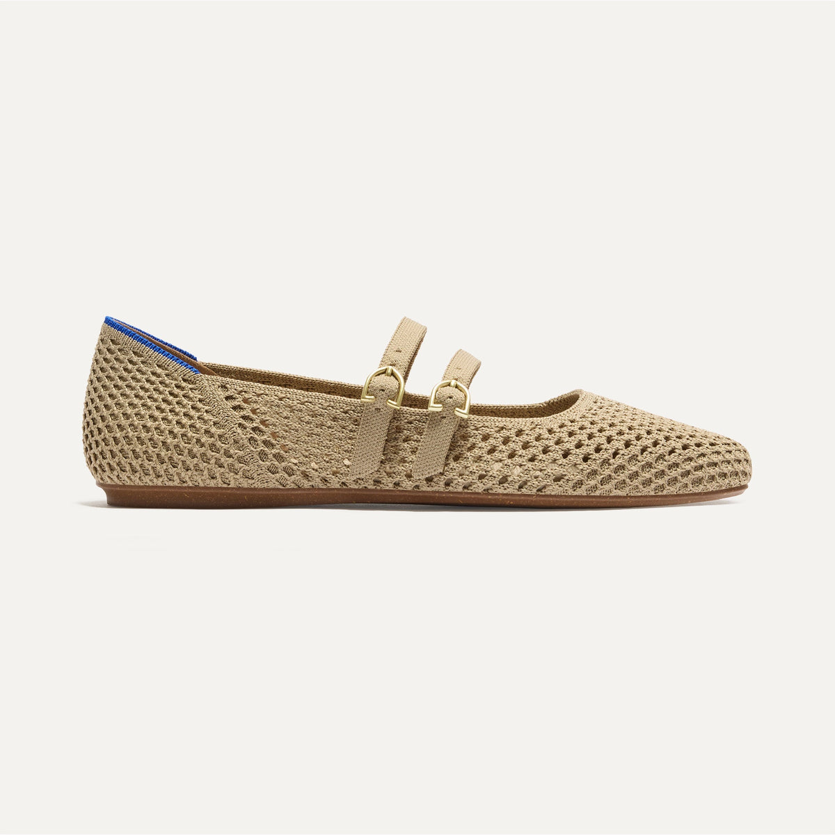 Rothy's The Double Buckle Mary Jane in Dune Mesh