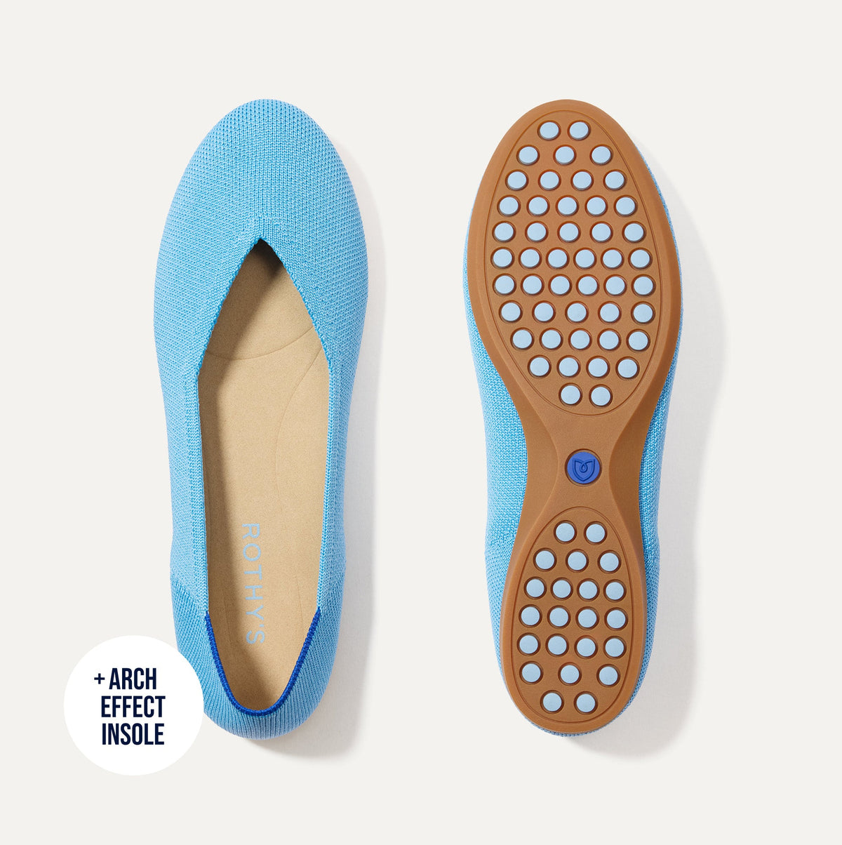 Rothy's The Daily Flat in Robin Blue