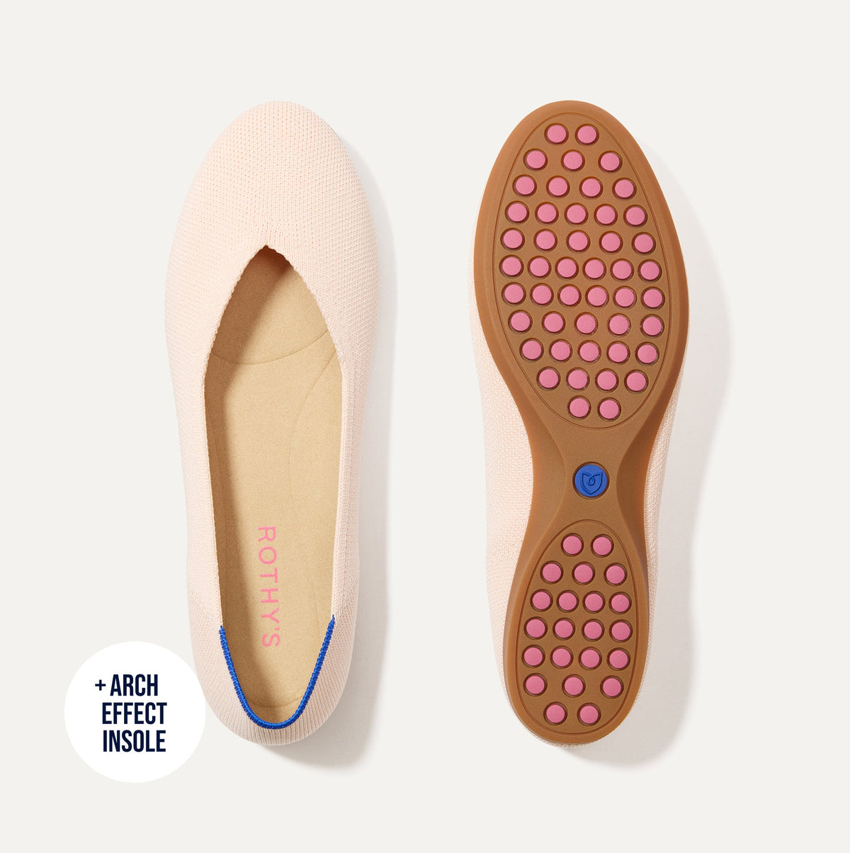 Rothy's The Daily Flat in Bubbly Pink