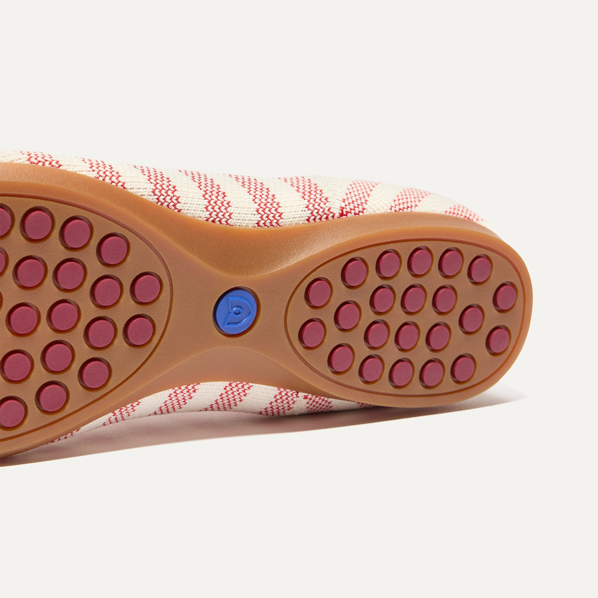 Rothy's The Daily Flat in Coral Cabana Stripe