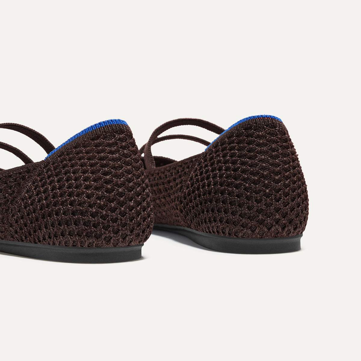 Rothy's The Double Buckle Mary Jane in Chocolate Mesh