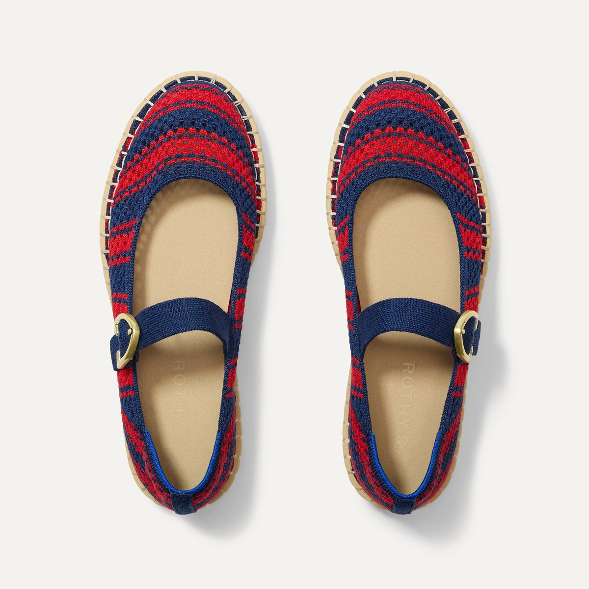 Rothy's The Espadrille Mary Jane in Cherry Tide