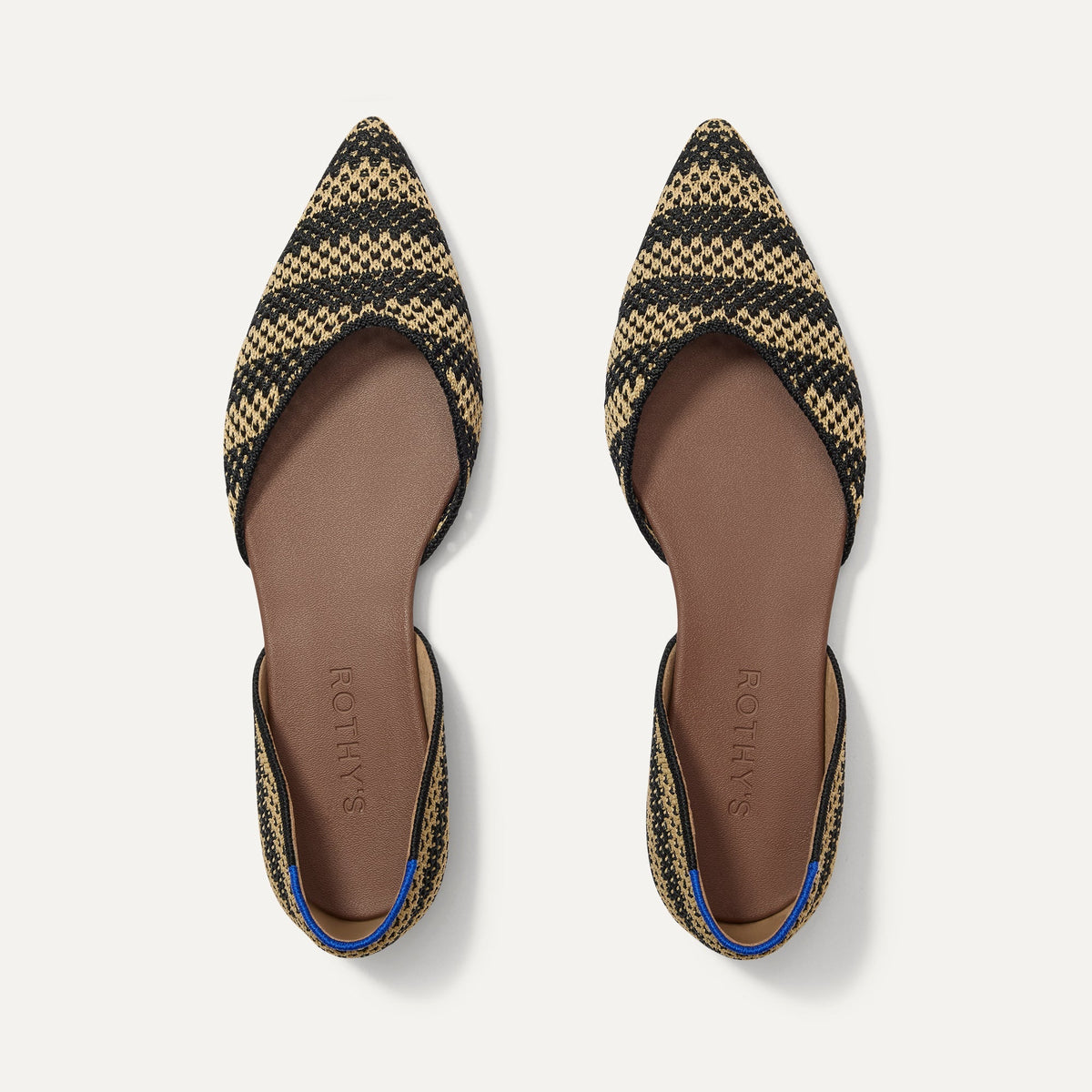 Rothy's The D'Orsay Point in Shortbread Stripe