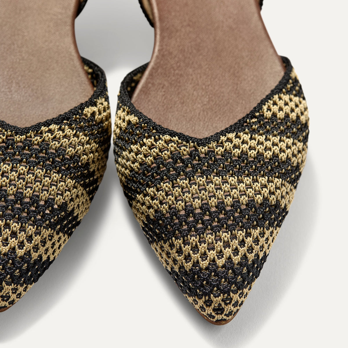 Rothy's The D'Orsay Point in Shortbread Stripe